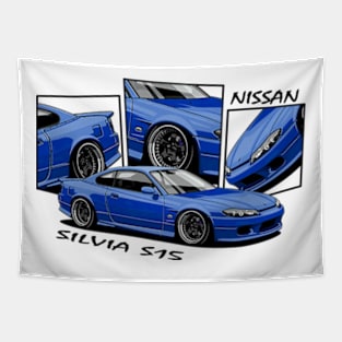 Nissasn Silvia S15, JDM Car Tapestry