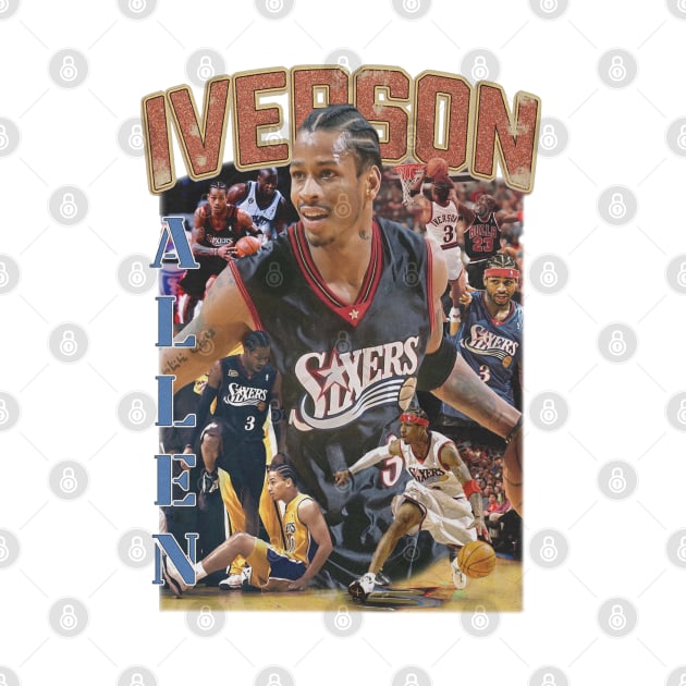 Allen Iverson collage by ColeBsTees