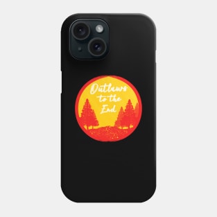 Outlaws to the end. Red Dead Redemption Fan Art Phone Case