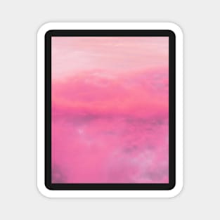 Landscape - Pink sunset Magnet