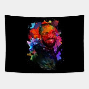 Drake - Paint Splash Color Tapestry