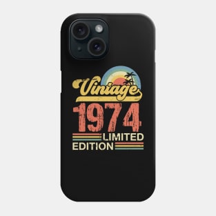 Retro vintage 1974 limited edition Phone Case