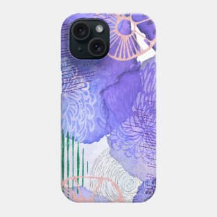 Abstract colored pattern mix Phone Case