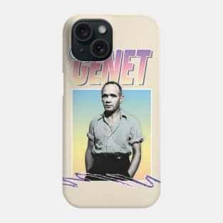 Jean Genet - Aesthetic Retro Style Tribute Design Phone Case