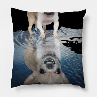 Chihuahua Dogs Lover - Chihuahua Face Mask Funny - Chihuahua T-Shirt Pillow