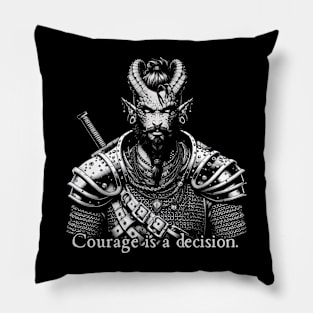 Dragonborn Warrior Pillow