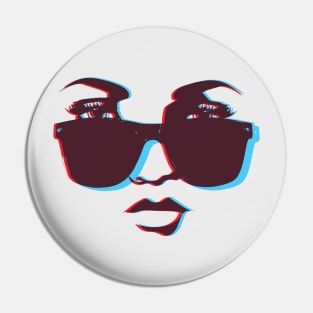 3D Glasses Pin