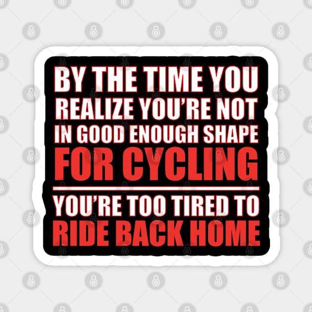 By The Time Bike National Trails Day Bike Trail Tank Top Magnet by merchlovers