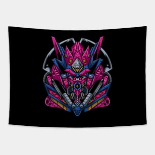 Geisha Mecha Pink Tapestry