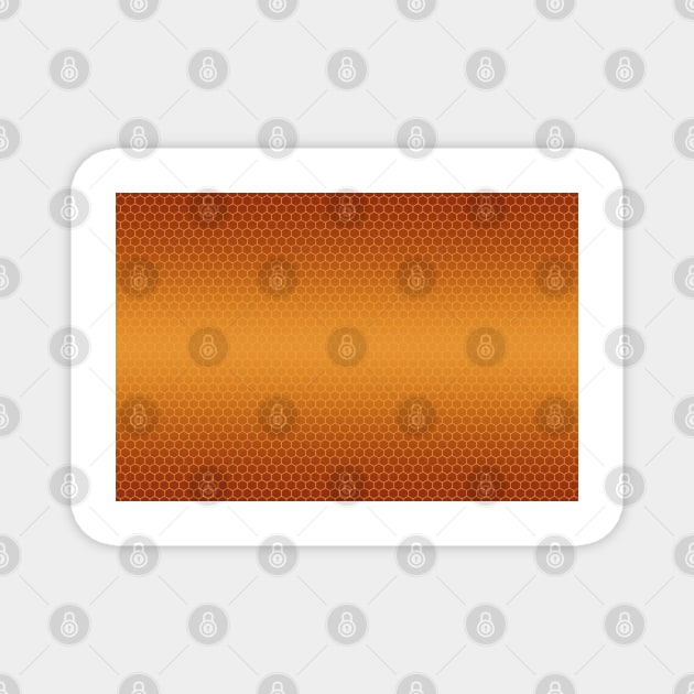 Warm Honeycomb Magnet by Firestorm Fox