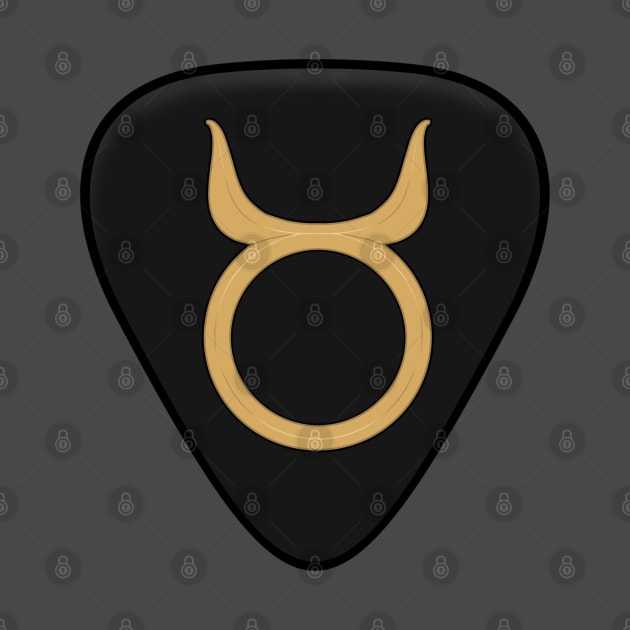 Taurus Guitar Pick by Sacred The Threads