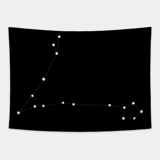 Pisces - Minimalist Zodiac Art Tapestry