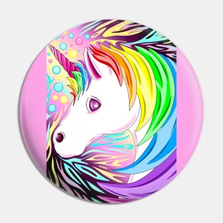 Rainbow Unicorn Pin