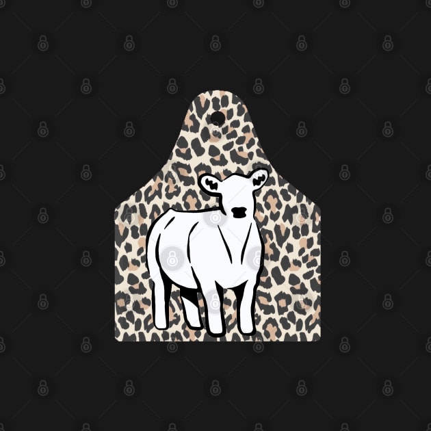 Cheetah Ear Tag - Cow - NOT FOR RESALE WITHOUT PERMISSION by l-oh