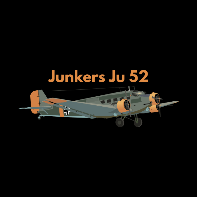 Junkers Ju 52 German WW2 Airplane by NorseTech