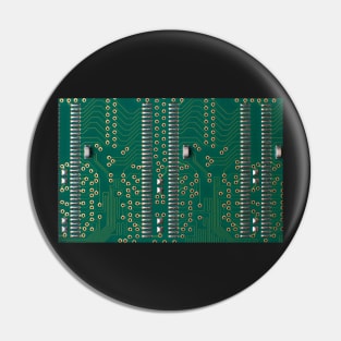 Memory chip circuit board detail Pin