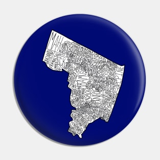 Map of Bergen County, NJ Pin