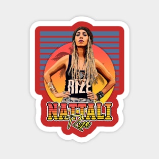 retro nattali rize reggae music // vintage style flyer Magnet