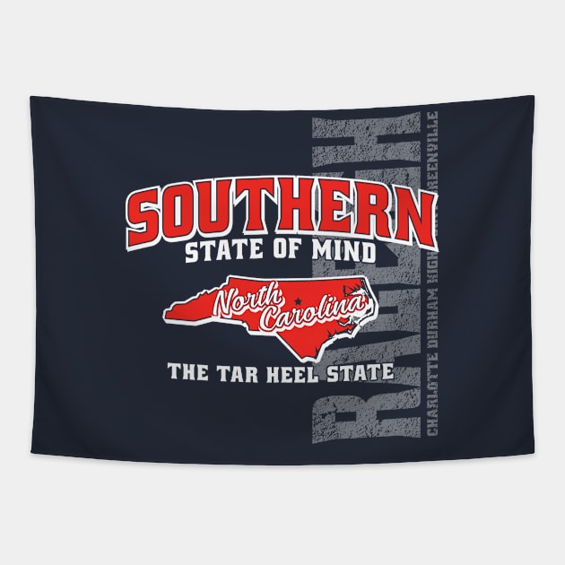 Southern State of Mind-North Carolina 1 darks Tapestry by 316CreativeGroup