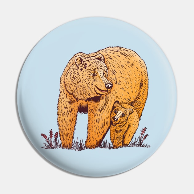 Mother Bear Pin by Ornaart