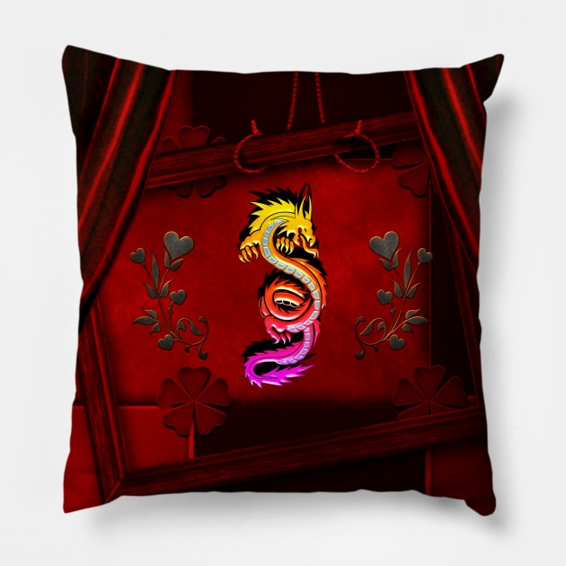 Chinese dragon Pillow by Nicky2342