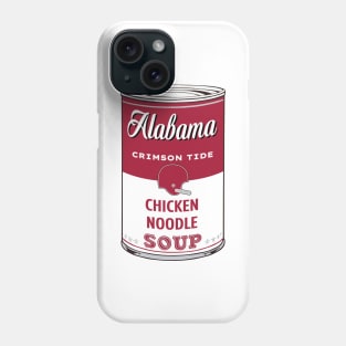 Alabama Crimson Tide Soup Can Phone Case