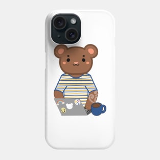 I love electrical engineering computer science bear Phone Case
