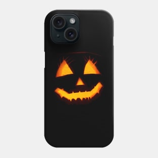 Image: Halloween pumpkin face Phone Case