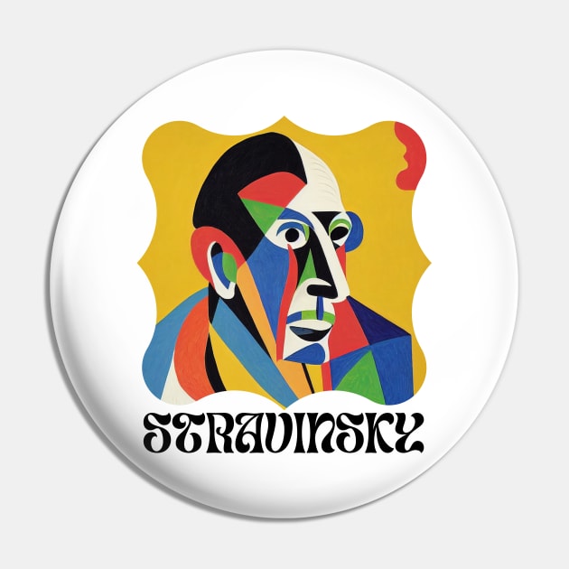 Igor Stravinsky Pin by Cryptilian