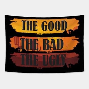 Thee Good The Bad The Ugly Vintage Tapestry