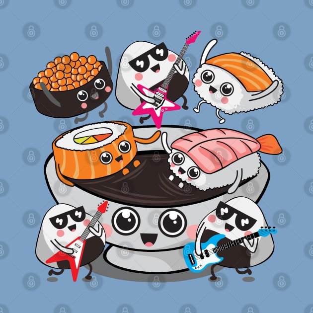 Sushi Rocks! by Plushism