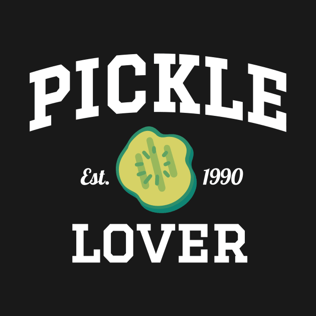 Pickle Lover Est. 1990 Athletic by DesignArchitect