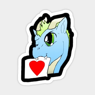 love letter dragon Magnet