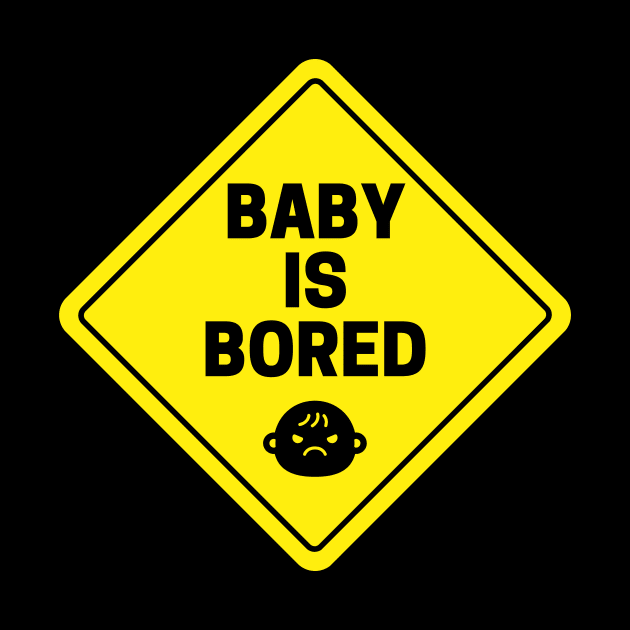 Baby is Bored Funny Humor Art by TheHopeLocker