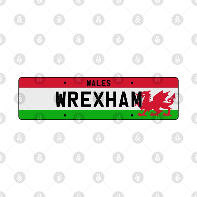 Wrexham License Plate by RAADesigns