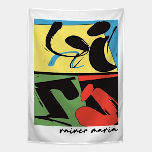 Rainer Maria == Original Retro Style Fan Design Tapestry