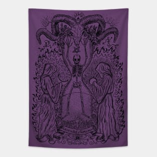 Nascentes Morimur. Born To Die (Version 1). Mystic and Occult Design. Tapestry