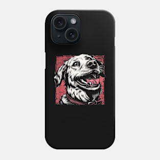 Retro Art Golden Retriever Dog Lover Phone Case