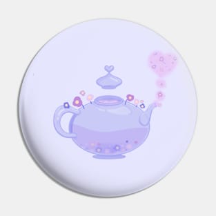 Floral Teapot Pin