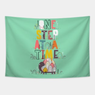 one step at a time Tapestry