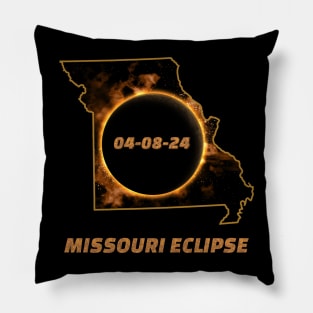 Total Solar Eclipse 2024 Missouri Pillow