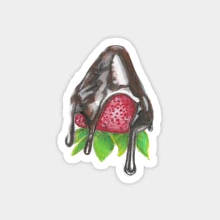 Chocolate Dipped Strawberry Magnet