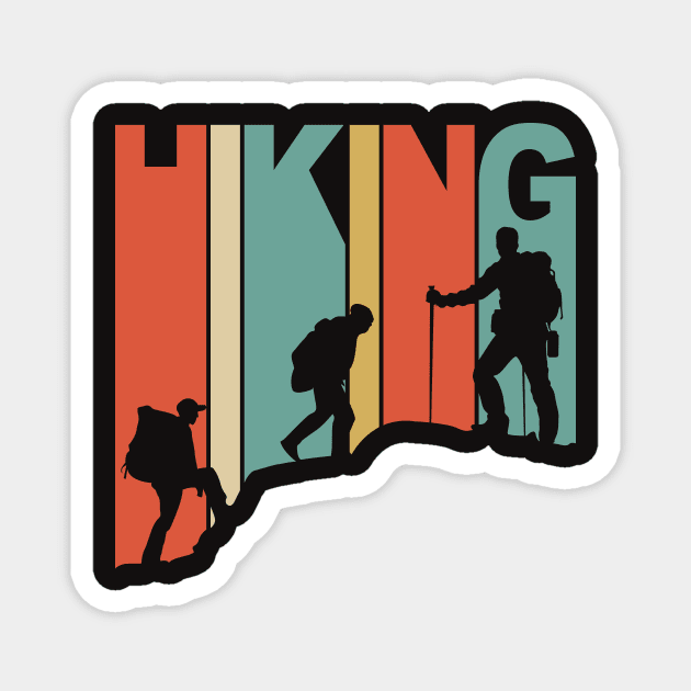 Hiking lines Magnet by adcastaway