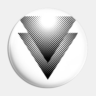 black triangles design Pin