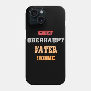 Herren Chef Vater Vatertag Männer Geschenk T-shirt Phone Case