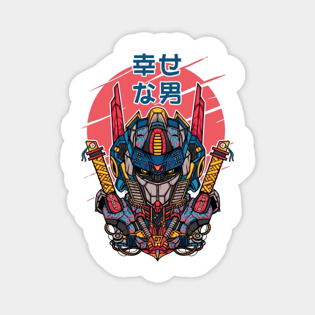 Mecha Prime Normal Mode Magnet by HappymanStudio