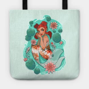 Koi mermaid Tote