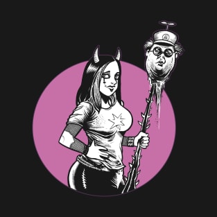 Cute horror devil girl T-Shirt