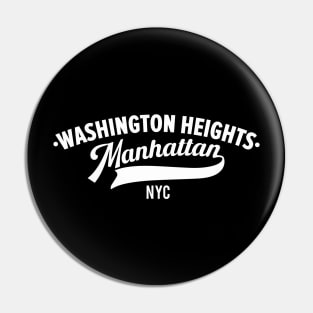 Washington Heights Logo - Manhattan NYC Pin