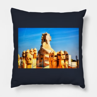 Casa Mila, Gaudi Chimneys Pillow